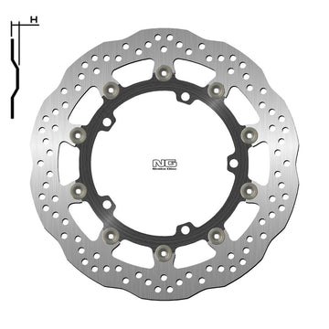 Triumph Sprint 1050 [NG BRAKE DISC] - Wave floating brake disc