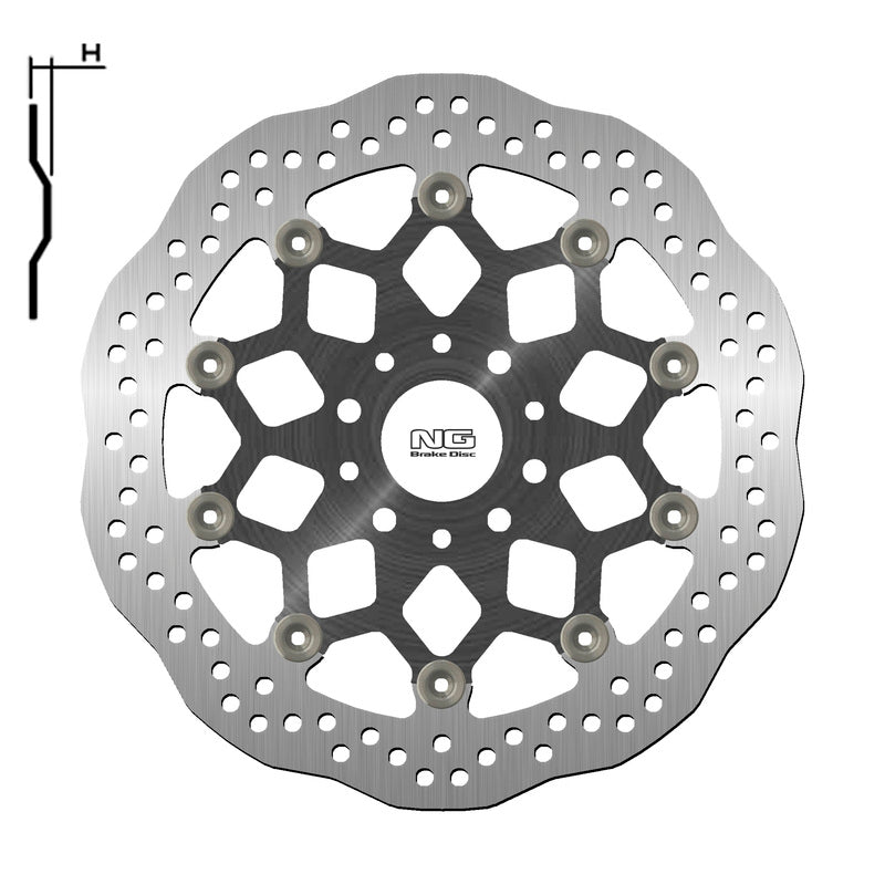 Ktm 790 Duke [NG BRAKE DISC] - Wave floating brake disc