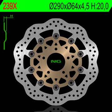 Suzuki Gsf 600 [NG BRAKE DISC] - Wave floating brake disc