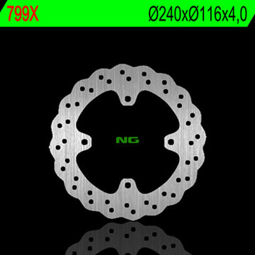 Kawasaki Kx 250 [NG BRAKE DISC] - Wave rigid brake disc