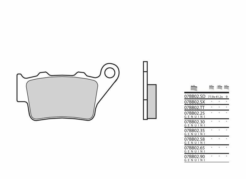 BMW F 900 XR K84 [Brembo] - brake pads