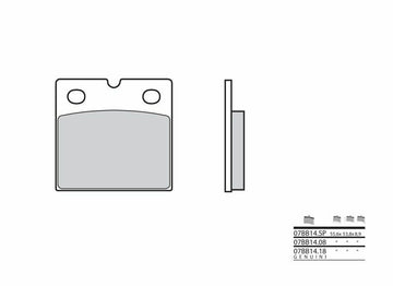 Moto Guzzi Le Mans 2 [Brembo] - brake pads