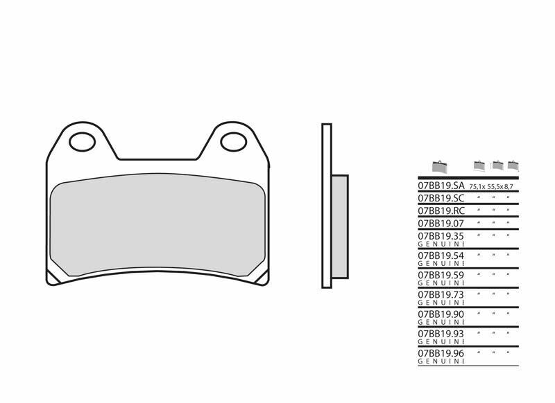 Moto Guzzi Norge 1200 [Brembo] - brake pads