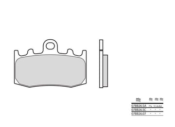 BMW K 1200 GT [Brembo] - sinter metal brake pads