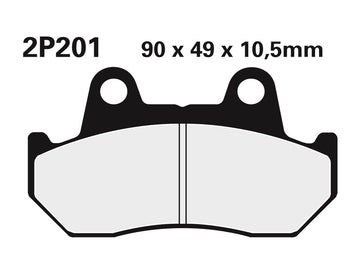 Honda CBX 750 F [Nissin] - brake pads