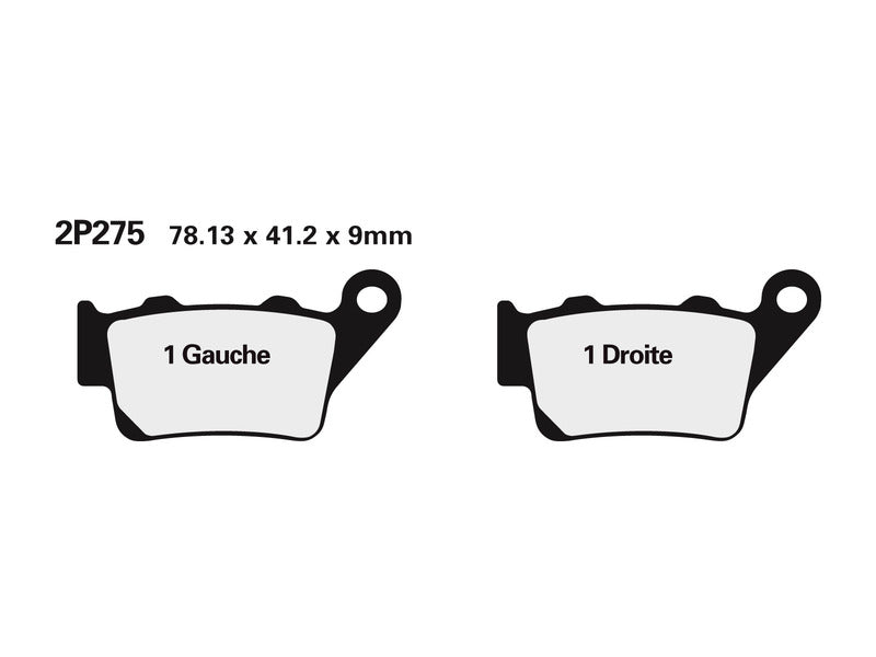 Triumph Tiger 900 Rally TIG900 [Nissin] - semi -metallic brake pads