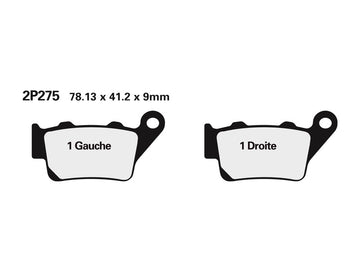 Ducati Scrambler 800 DS800 [Nissin] - semi -metallic brake pads