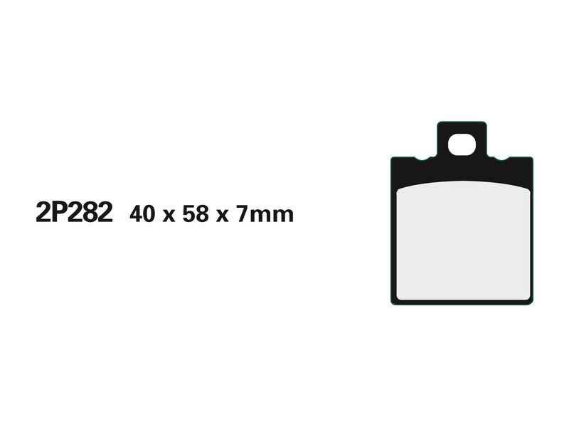 Cagiva Mito Evo 125 [Nissin] - semi -metallic brake pads