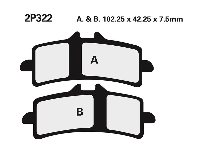 Ducati 1098 Streetfighter [Nissin] - brake pads