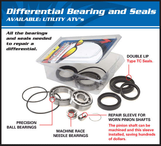 Polaris Sportsman 800 Forrest [2012-2014] - Differential bearing and seal kit