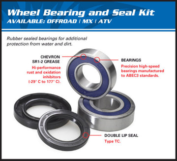 Triumph Tiger 1050 [ALL BALLS] - Rear wheel bearing kit for ROCKET III