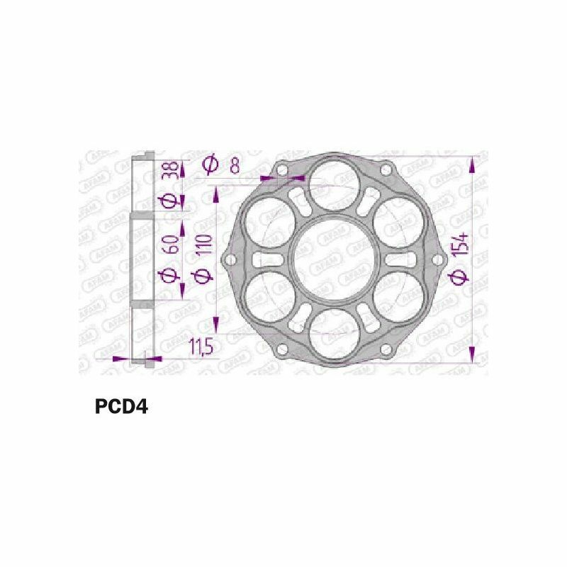 Ducati Monster 1200 [AFAM] - sprocket cover - type 51804/51803