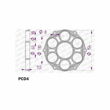 Ducati Panigale 1199 [AFAM] - sprocket cover - type 51804/51803 - 0