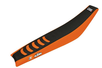 Ktm Sx 200 [BLACKBIRD] - Seat cover Blackbird Double Grip 3 black/orange KTM