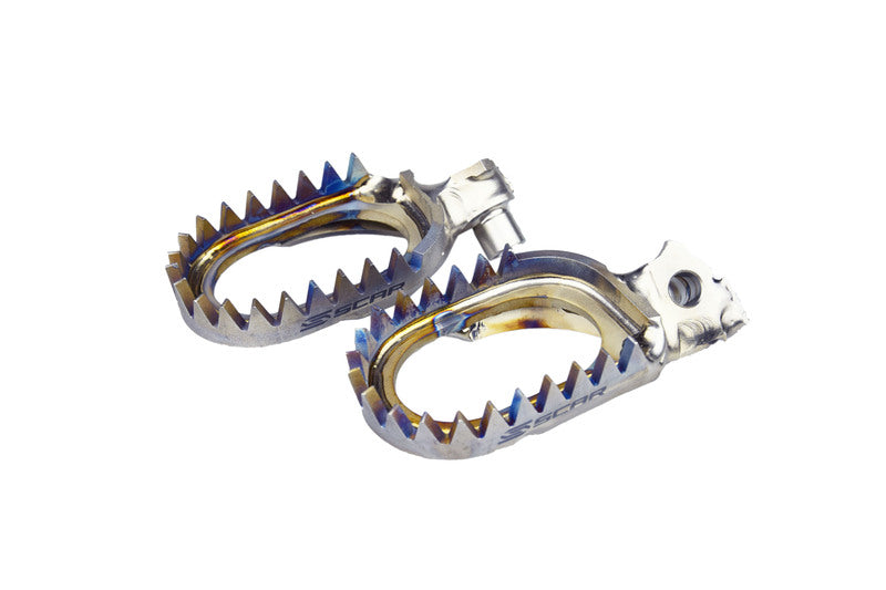 Yamaha Ténéré 700 Rally [SCAR] - self-cleaning titanium footrests