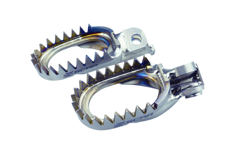 Husqvarna Te 125 [SCAR] - self-cleaning titanium footrests