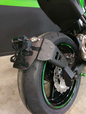 Kawasaki Z Electric [ACCESS DESIGN] - license plate holder at wheel height black Kawasaki Z900