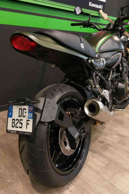 Kawasaki Z 900 Rs Se [ACCESS DESIGN] - license plate holder at wheel height black Kawasaki Z900RS