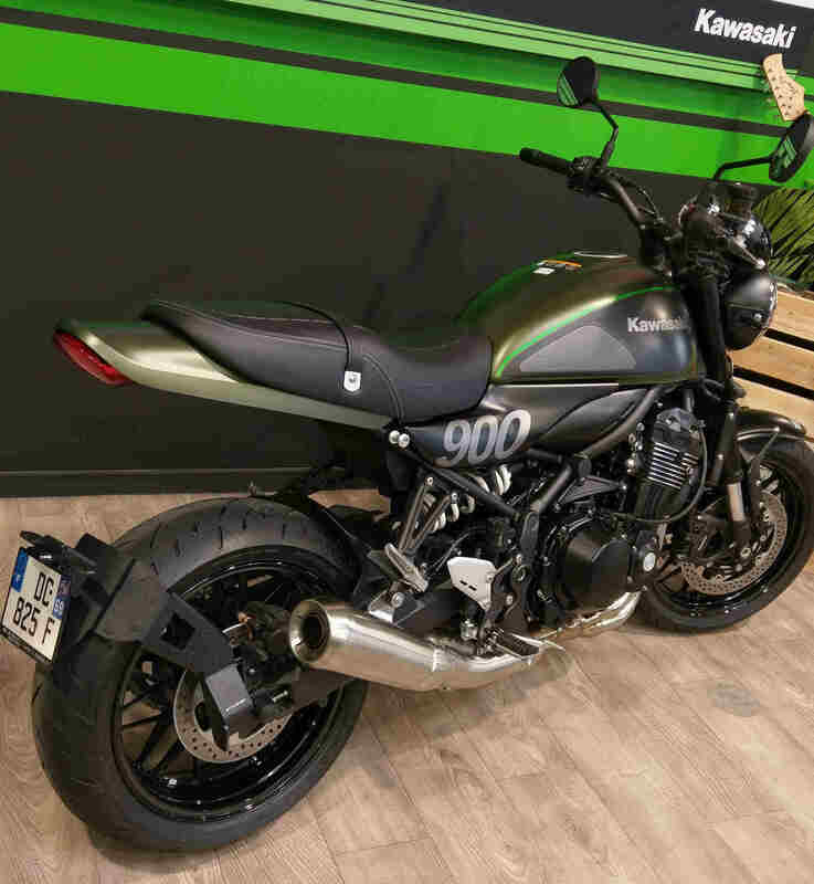 Kawasaki Z 900 Rs Se [ACCESS DESIGN] - license plate holder at wheel height black Kawasaki Z900RS