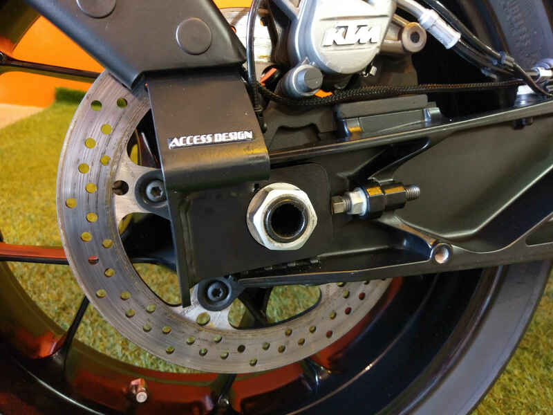 Ktm Duke 890 [ACCESS DESIGN] - license plate holder at wheel height black KTM Duke 790/890