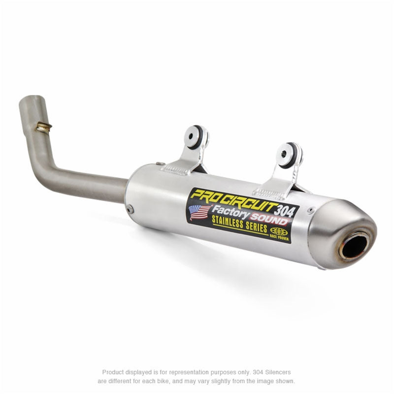 HUSQVARNA TE 250 I [2020-2022] - 304 Schalldämpfer Aluminium gebürstet/Endkappe Edelstahl KTM/Husqvarna