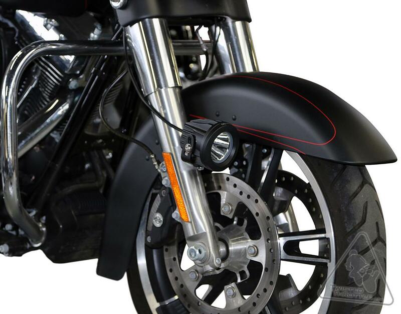 Harley Davidson Fltruse [DENALI] - Lighting bracket fender Harley Davidson