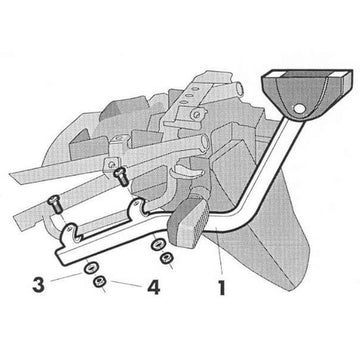 Suzuki Gsf 1200 [SHAD] - Top Master mounting kit - Suzuki