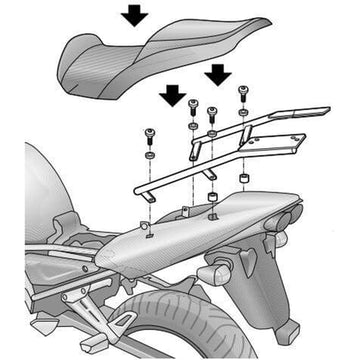 Yamaha Fzs 1000 Fazer [SHAD] - Top Master mounting kit - Yamaha
