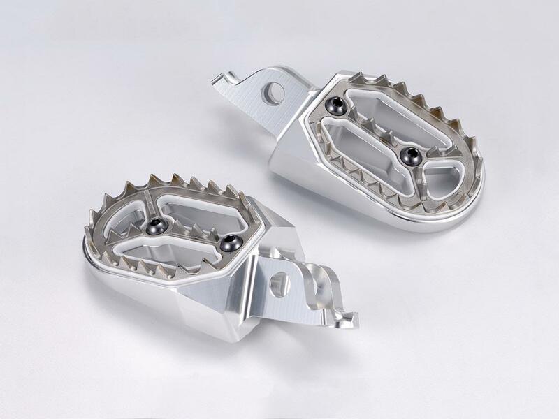 Ktm Exc 200 [BIHR] - Footrests BIHR Evolution silver