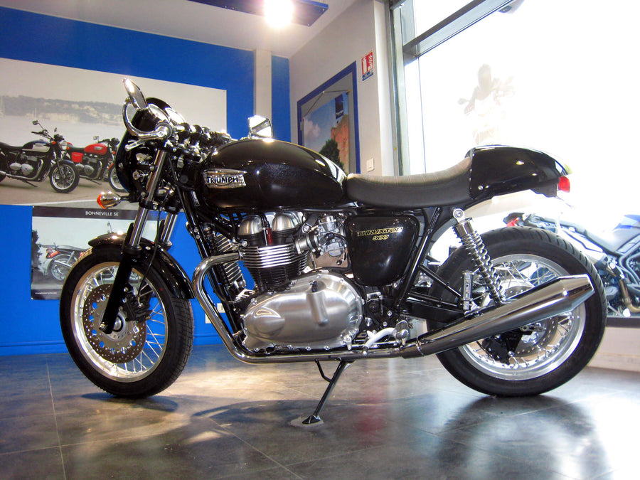 Triumph Scrambler 865 [2009] - license plate holder wheel arch black Triumph Bonneville 900