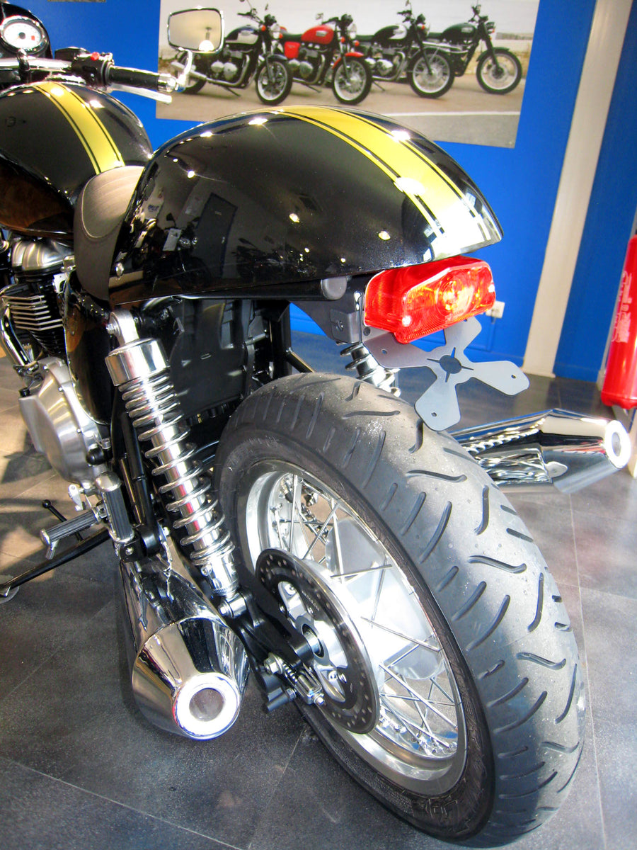 Triumph Scrambler 865 EFI [2008-2018] - Kennzeichenhalter Radlauf schwarz Triumph Bonneville 900