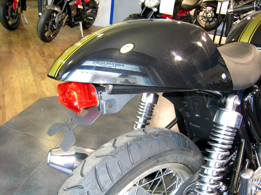 Triumph Scrambler 865 EFI [2008-2018] - Kennzeichenhalter Radlauf schwarz Triumph Bonneville 900