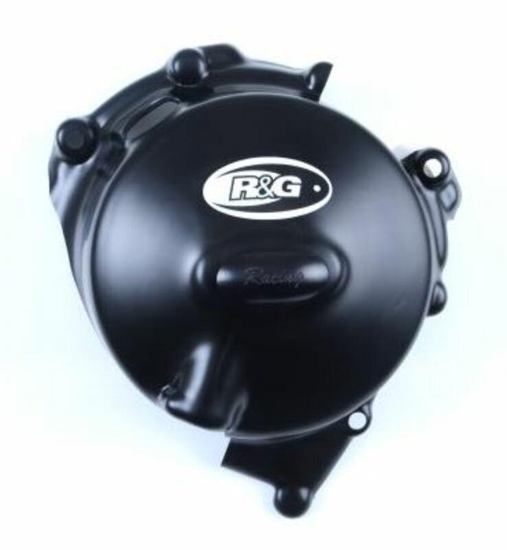 Triumph STREET TRIPLE 675 R [2008-2011] - Right black crankcase cover protector from the Triumph Daytona 675 race series