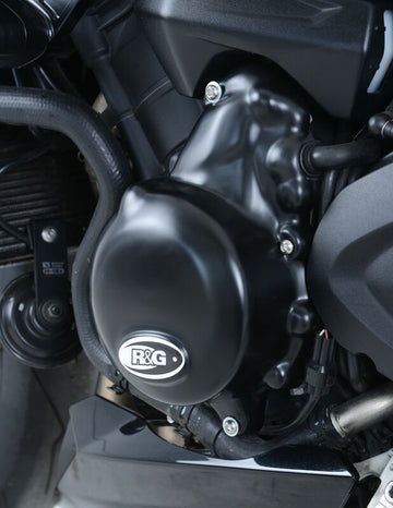Triumph STREET TRIPLE 660 S ABS A2 [2017-2019] - Left Crankcase Cover Protector Black Triumph