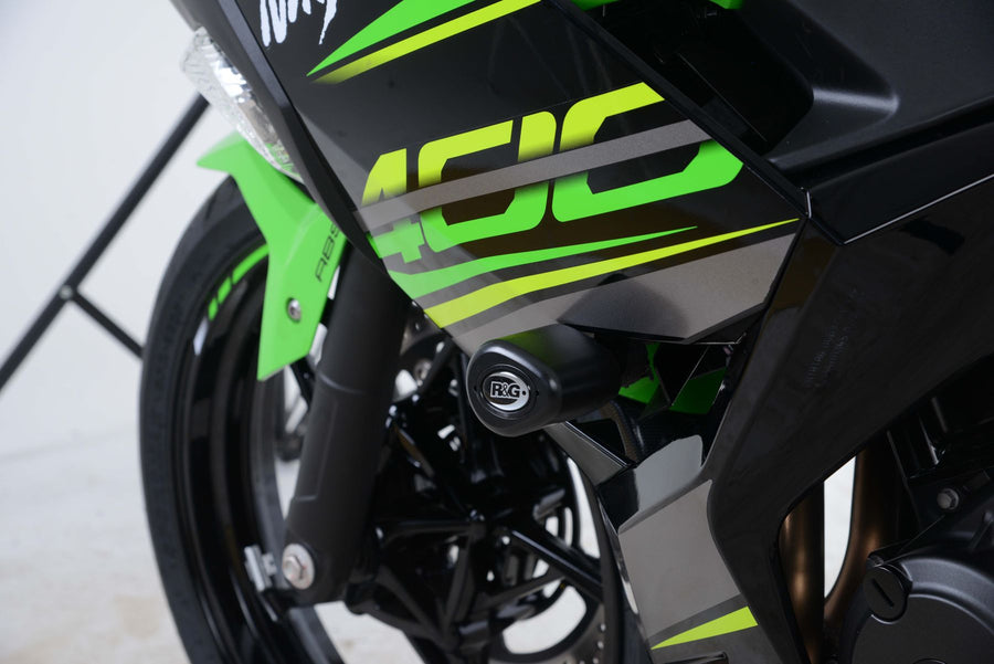 Kawasaki NINJA 400 ABS KRT EDITION EX400G [2018-2021] - Aero Sturzpad weiß Kawasaki Ninja 400/Z400
