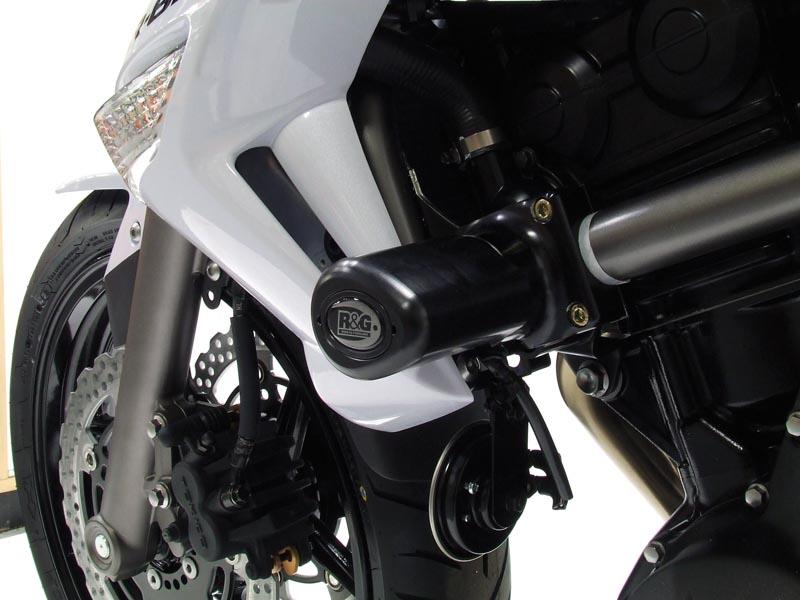 Kawasaki ER-6 F ABS (EX 650 D) [2009-2011] - Aero crash protectors black Kawasaki ER-6 N