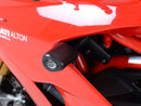 Ducati SuperSport S [2017-2024] - Aero Sturzpads schwarz mit Bohrungsblende Ducati Supersport