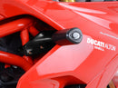 Ducati SuperSport S [2017-2024] - Aero Sturzpads schwarz mit Bohrungsblende Ducati Supersport