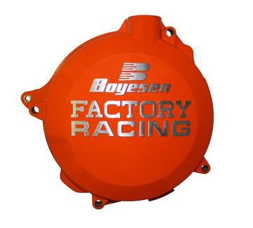 Ktm Sx 200 [BOYESEN] - Factory Racing clutch cover orange KTM EXC125/200