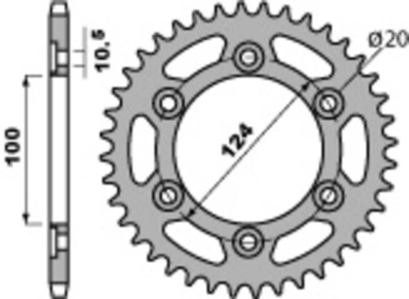 Ducati 900 SS Supersport [PBR] - chain wheel
