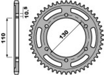 Yamaha Yzf R6 [PBR] - Sprocket Aluminum Standard - 525