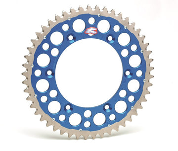 Ktm Duke 890 [RENTHAL] - TwinColor sprocket aluminum self-cleaning bi-component - 520