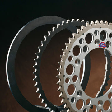 Ktm 890 Duke R [RENTHAL] - TwinColor sprocket aluminum self-cleaning bi-component - 520