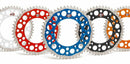 Ktm 640 Egs [RENTHAL] - TwinColor sprocket aluminum self-cleaning bi-component - 520