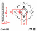 Honda XL 600 RM [Jt Sprockets] - motorcycle litter-2