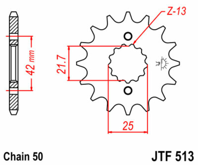 Yamaha SR 500 [Jt Sprockets] - motorcycle