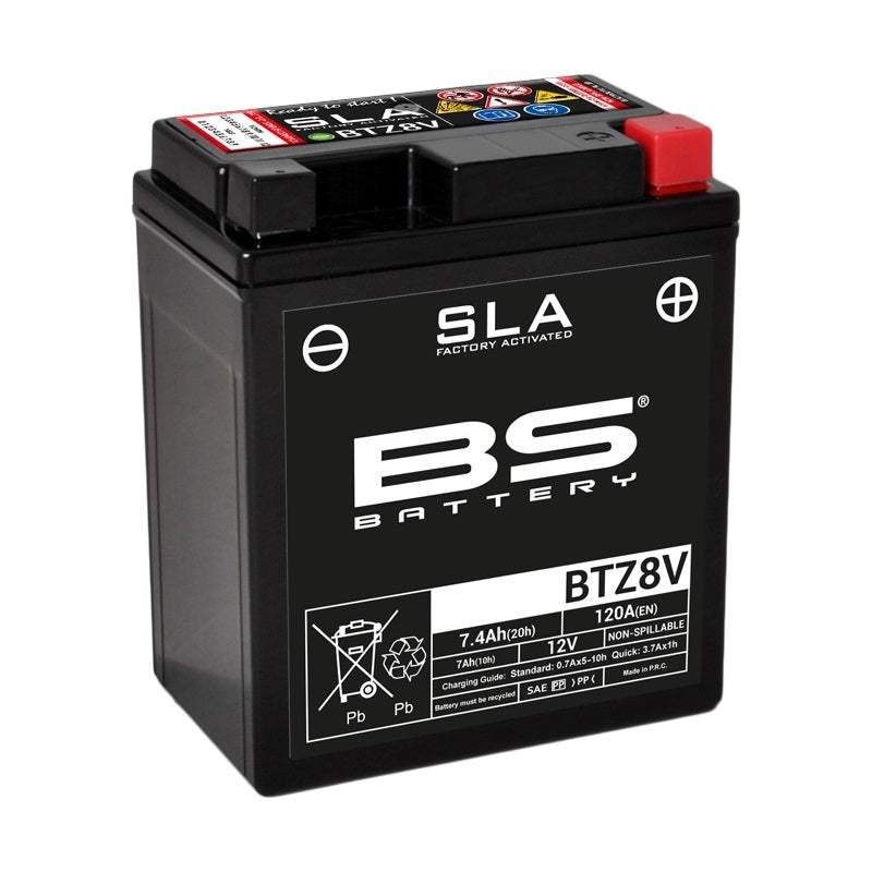 Honda Cmx 500 Rebel [BS BATTERY] - SLA Maintenance Free Battery Factory Activated - BTZ8V
