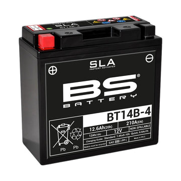 Yamaha Fzs 1000 Fazer [BS BATTERY] - SLA Maintenance Free Battery Factory Activated - BT14B-4