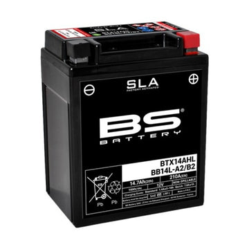 Suzuki Gs 650 [BS BATTERY] - SLA Maintenance Free Battery Factory Activated - BTX14AHL / BB14L-A2/B2