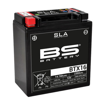 Kawasaki Vn 1600 Classic [BS BATTERY] - SLA Maintenance Free Battery Factory Activated - BTX16